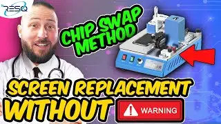 📲How to replace iPhone Screen without Warning Message - Chip Swap Method (Aixun IC Chip Grinder)