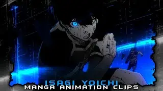 Isagi Yoichi Manga Animation Clips #1 | Blue Lock