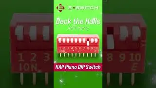 Deck the Halls 🎶 | KAP Piano DIP Switch - E-Switch #piano