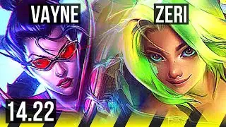 VAYNE & Senna vs ZERI & Lulu (ADC) | NA Grandmaster | 14.22