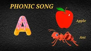 Phonics Song with TWO Words - A For Apple - ABC Alphabet Songs with Sounds for Children