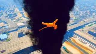Mega Tornado GTA 5 Crazy Ragdolls SIMBA ep.3 (GTA 5 Euphoria Physics Funny Moments & Fails)