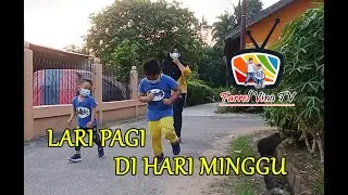 Lari pagi di hari minggu | Olah raga pagi | Farrel Atharizz Iskandar | Alvino Atharizz Iskandar