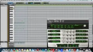 Pro Tools - MIDI Recording & Editing Basic Drumbeat (Real Time)