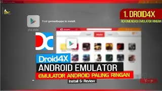 How to Install Droid4X - Android Emulator for Low Spec PCs/Laptops [1GB RAM is Possible!]
