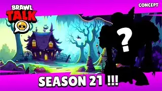 Brawl Stars: Brawl Talk - Season 21! Fantasy Brawl, New Brawler, New Skins, New Game Mode & More!