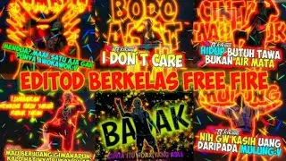 KUMPULAN EDITOR BERKELAS FREE FIRE PADA MASANYA || AVEE PLAYER 😭