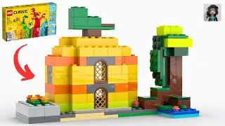MINECRAFT PUMPKIN FARM Lego classic 11020 ideas Halloween How to build