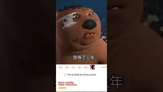 Chinese beaver meme video but in English 