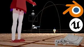 🦀 Texturing PS1/Gamecube Style scene for Unreal Engine 5 🦀