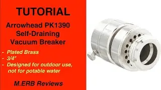 How to replace a leaking outdoor faucet vacuum breaker