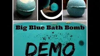 Lush Big Blue Bath Bomb Demo