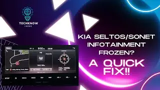 Kia Seltos/Sonet Infotainment System FROZEN?? Touchscreen not working?? Here's a QUICK FIX!