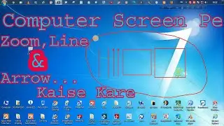How to Zoom & Line Your computer  Screen 💻 ।। computer screen me  Zoom & Line  kaise kare।।