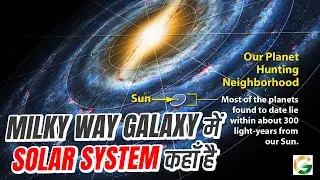 Milky Way Galaxy में Solar System कहाँ है  in Hindi | Science Facts