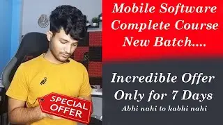 Offer Zuber Mobile Mobile Software Complete Course  | Special Offer Everything Free Must Watch