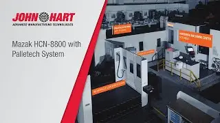 Machining demonstration on a Mazak HCN-8800 with a Mazak Palletech System
