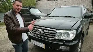 Toyota Land Cruiser 100 скрытая установка  лебёдки в штатный бампер