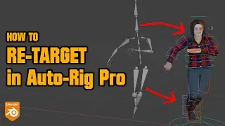 Re-Target Mixamo/BVH to an Auto-Rig Pro Rig