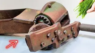 Unusual Chaff Cutter Machine Restoration – How Old Do You Think This Machine Is?