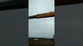 согнул стрелу на автокране