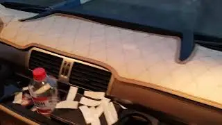 Тюнинг MAN TGX / Стеганая накидка на панель из эко-кожи