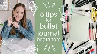 5 TIPS for Bullet Journal Beginners | my first journal vs now