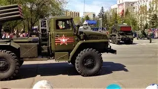 Парад Победы в Абакане