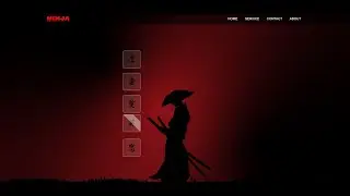 Navigation Bar with Logo and Glass Morphism Effect | Media Query | HTML & CSS and JavaScript