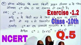 class 10 maths chapter 1 exercise 1.2 question 5 in hindi. #unlock ,#pankaj