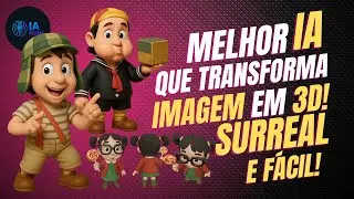 A melhor IA 3D  Grátis e gerando a partir de imagem! Fácil demais!