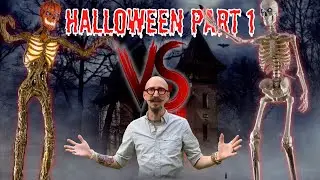 My 2022 Halloween Display Ep. 1 - Setting up the theme and 12 skeletons!