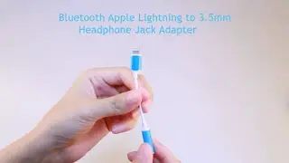 Bluetooth Lightning to 3.5mm Headphone Jack Adapter
