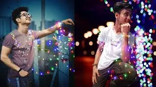 PicsArt Led Light Effect || Picsart Editing Mobile Tutorial ||  Picsart Photo Editing 2019 ||
