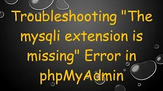 Troubleshooting 