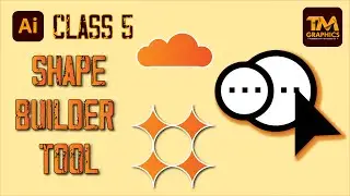 How to use Shape Builder Tool | Adobe Illustrator Tutorials | 5th Class