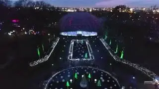 A Quick Flight Over GARDEN GLOW at Missouri Botanical Garden - St. Louis