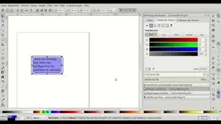 Inkscape: Text in Form einpassen