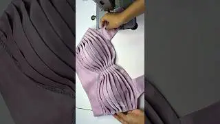 Front pleated blouse design cutting and stitching#shortsvideo #shorts #short #shortsviral #blouse