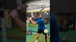 Split Grip work on the High Tee - #baseball #hittinginstruction #highteedrill