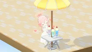 [Blue Archive] ~Mimori (Swimsuit ver.)~ Cafe Furniture Interaction