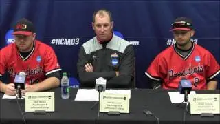 2017 Division III Championship Series Game 1: Washington & Jefferson postgame