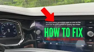 Volkswagen Jetta Audio Won't Unmute Fix