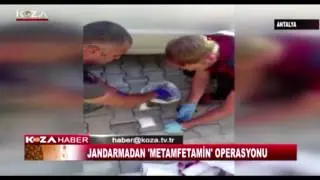 JANDARMADAN METAMFETAMİN OPERASYONU