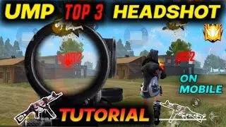 TUTORIAL UMP Auto headshot | Auto headshot without DPI | UMP In Scope Jump Headshot trick
