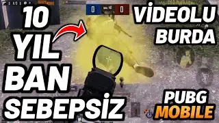 10 YEAR BAN WITHOUT REASON VIDEO HERE | PUBG Mobile 10 YEAR BAN