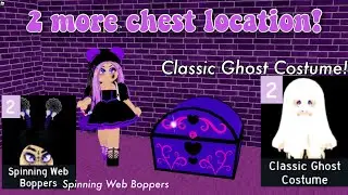 2 More Chest Location in Royale High Autumn Town | Classic Ghost Costume and Spinning Web Boppers