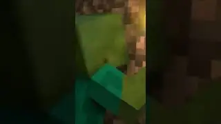 Beating up 🧟‍♂️ in Minecraft 😱 #shorts