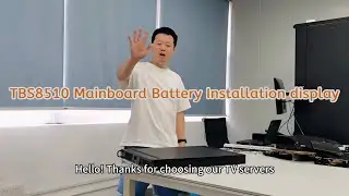 TBS8510 Mainboard Battery Installation display