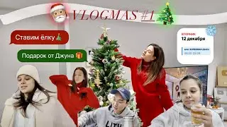 КОРЕЯ VLOGMAS #1: ставим ёлку 🎄/ день памяти моего папы 💔/ дорогой подарок от Джуна 🎁